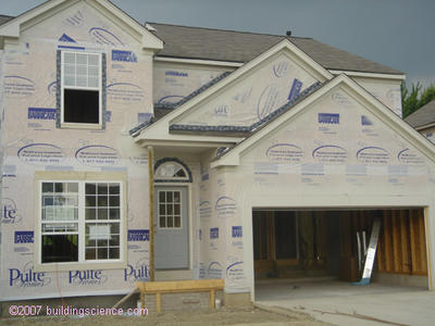 Photo_02: "Housewrap" drainage plane