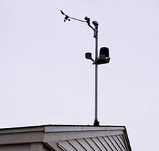 Figure 4: Weather station installed in Coquitlam